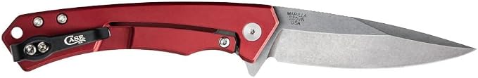Red Anodized Aluminum, G10 Inlay