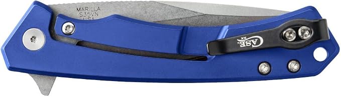 Blue Anodized Aluminum, G10 Inlay