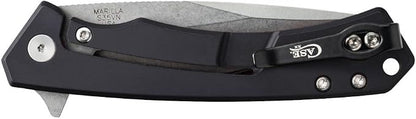 Black Anodized Aluminum, G10 Inlay
