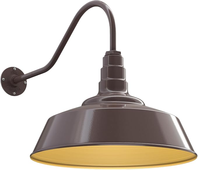 Dark Bronze Exterior / Brass Interior