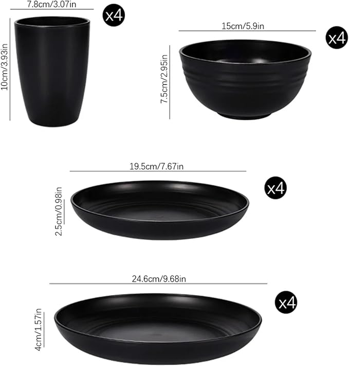 8pcs 20cmPlate