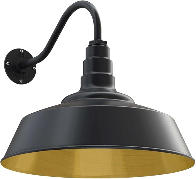 Matte Black Exterior / Brass Interior