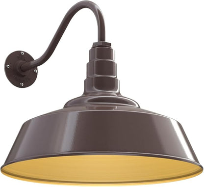 Dark Bronze Exterior / Brass Interior