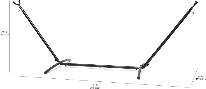 Black Hammock Stand