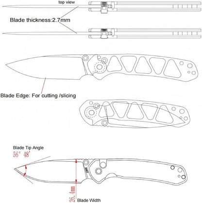 G10 Handle-Blue