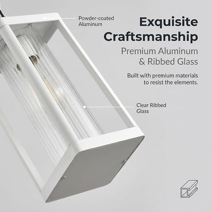 A548-Stripe Glass & White