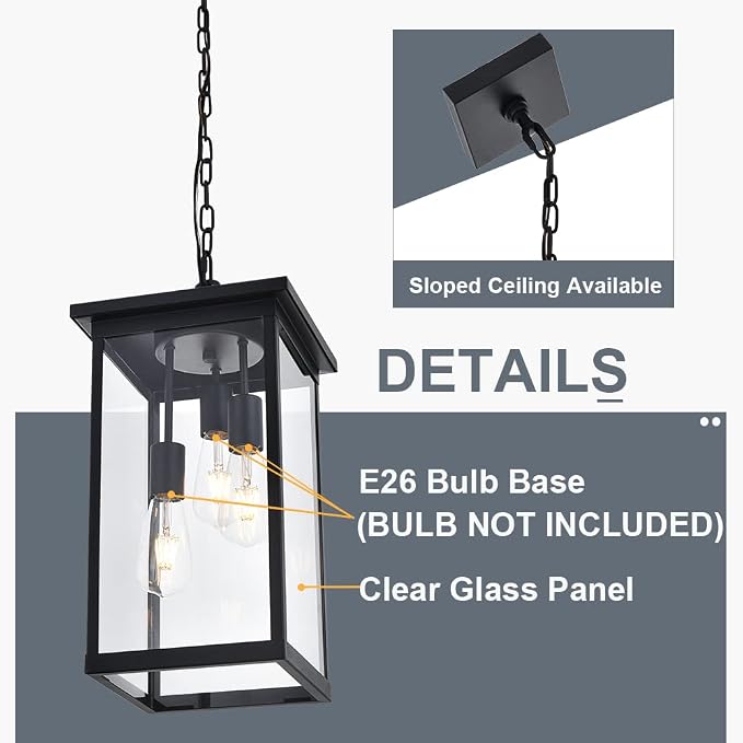 Clear Glass, Black