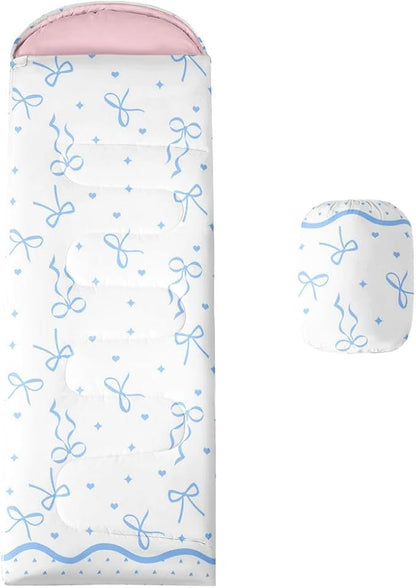 blue and white