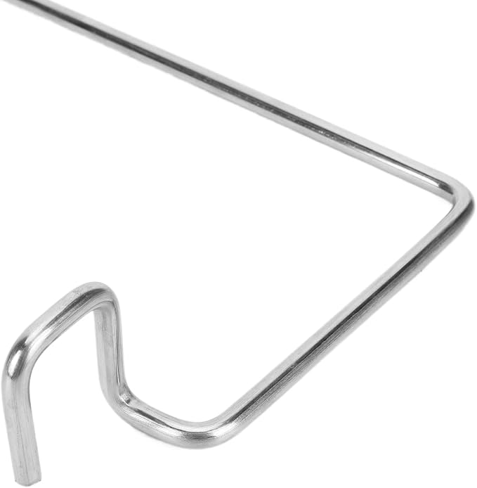 Silver hanging rack