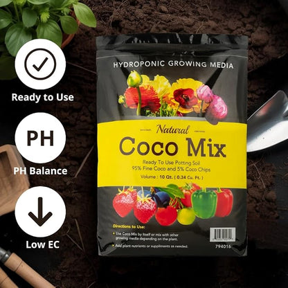 Coco Mix - 10 Qt (0.34 Cu. Ft.) - 2 Pack