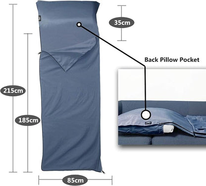 Navy - Full-Length Zipper
