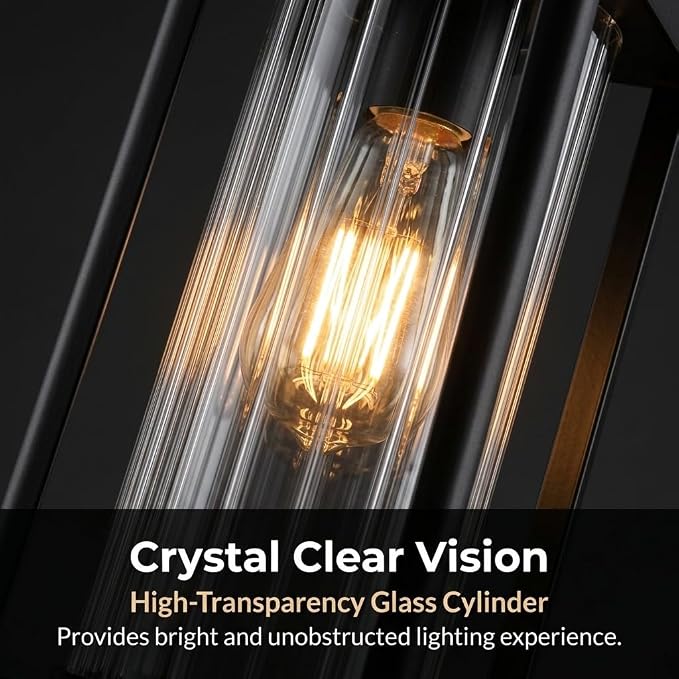 A548-Stripe Glass & Black