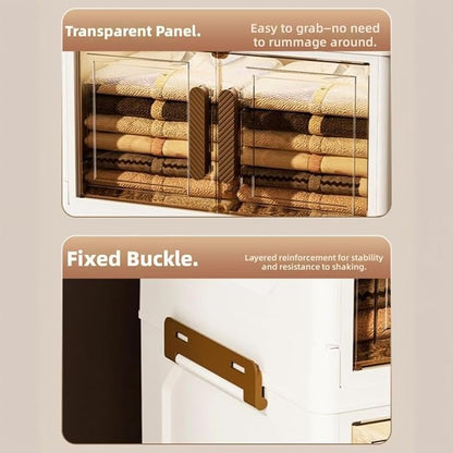 Double Door, 32cm Width, Milky White