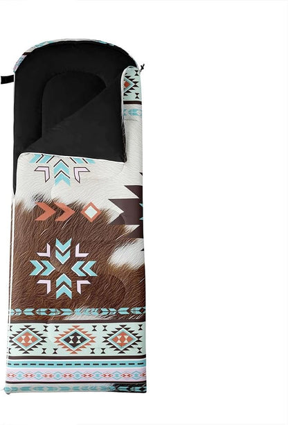 Light Blue and Brown