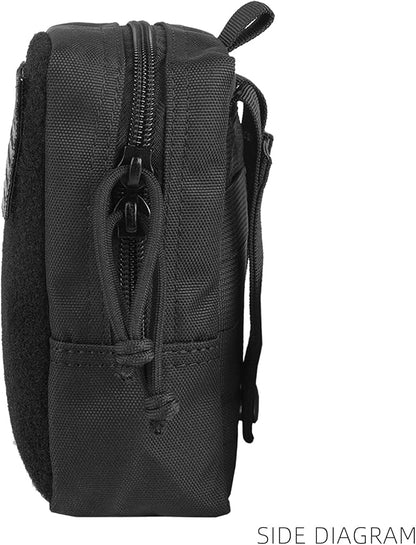 BLACK - MINI POUCH (2PCS)