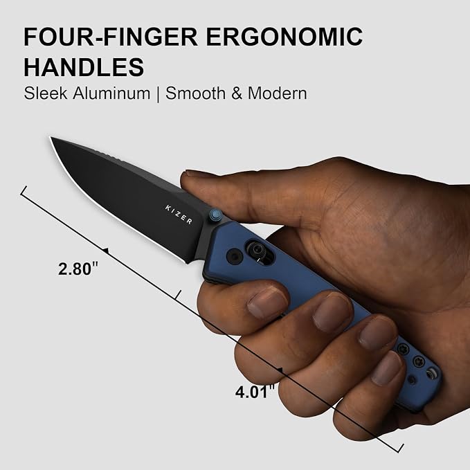 AEB-L Steel+Blue Aluminum Handle