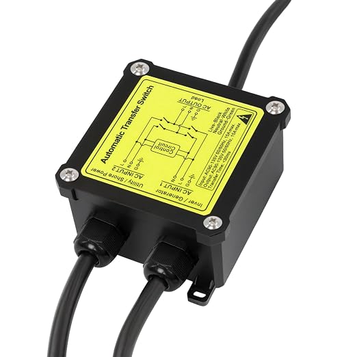 AC120V 15A ATS-Black
