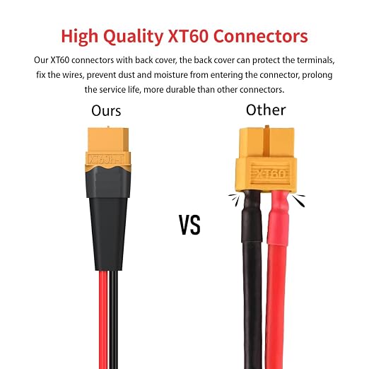10AWG XT60 Female to Female