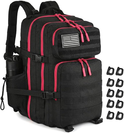 Black With Red Zipper