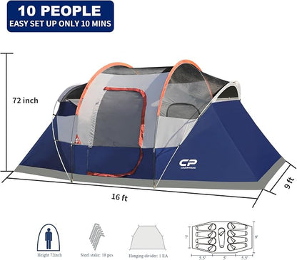Blue-10/12 Person