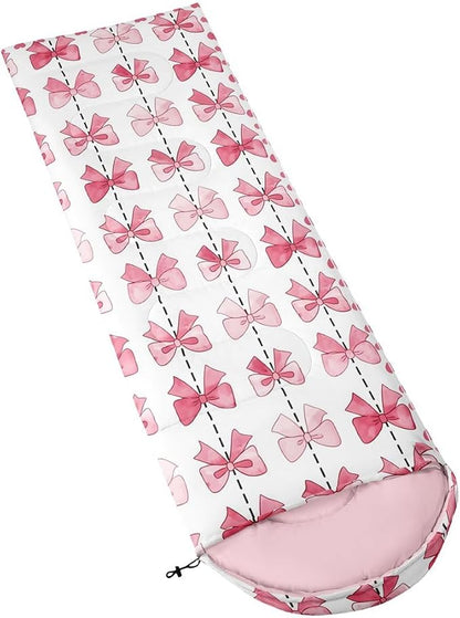 pale pink and white
