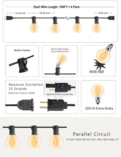 Black G40 Bulbs