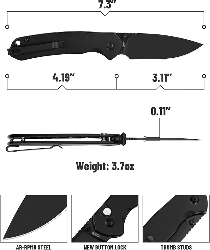 Black PVD Stainless Steel Handle