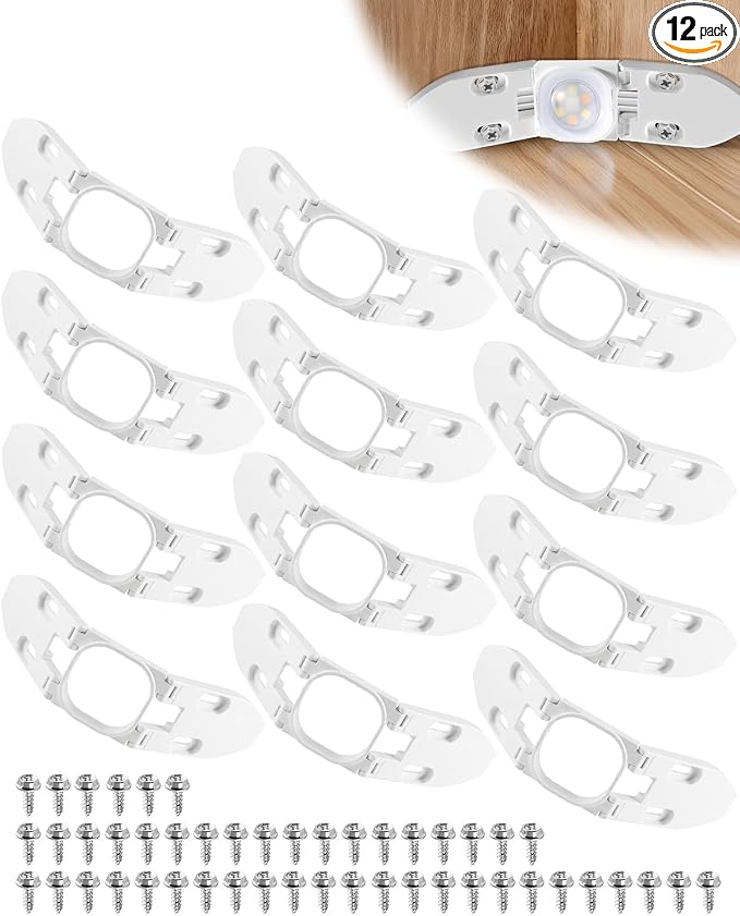 12Pcs White