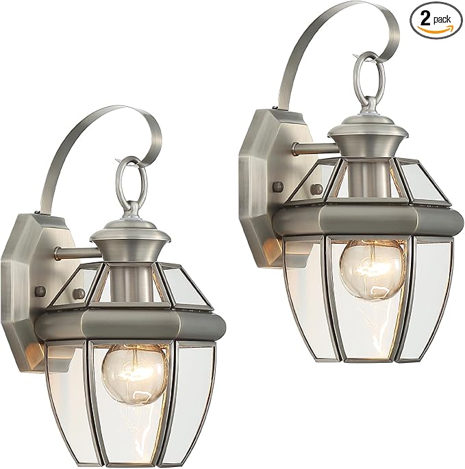 Brushed Nickel - 2 Pack