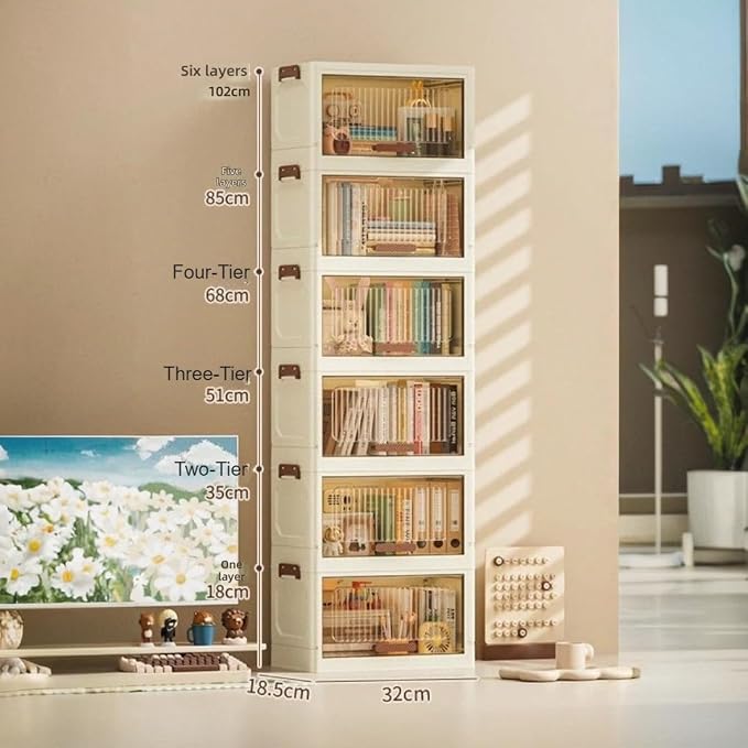 Flip Cover, 32cm Width, Transparent Tea