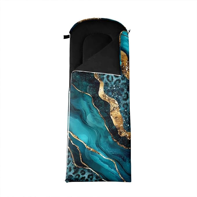 Gold Black Teal