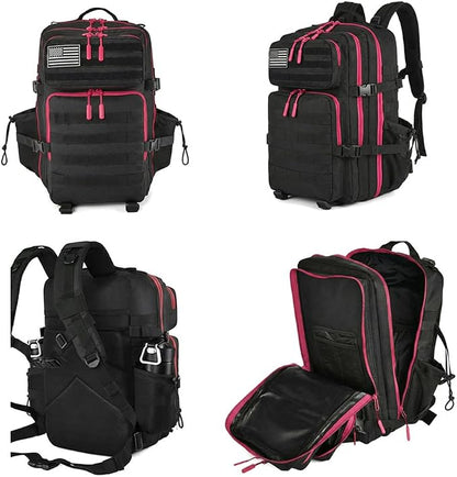 Black With Red Zipper