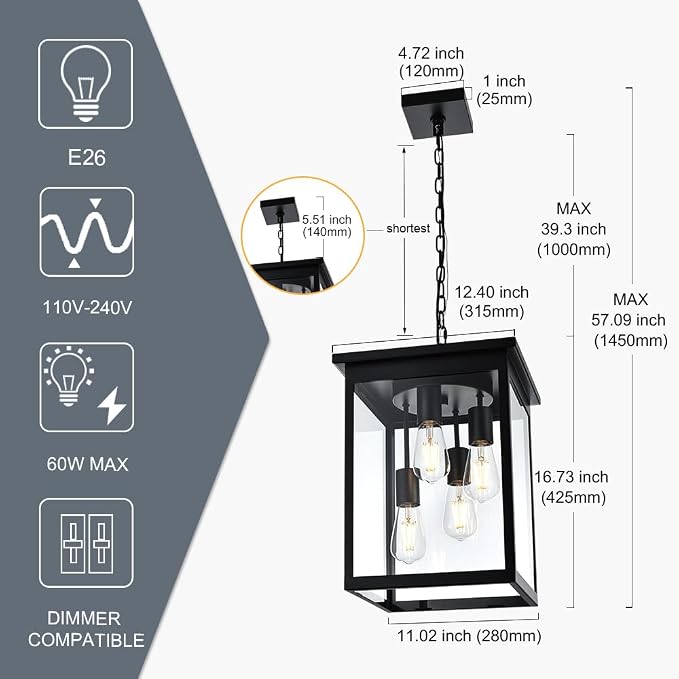 Clear Glass, Black