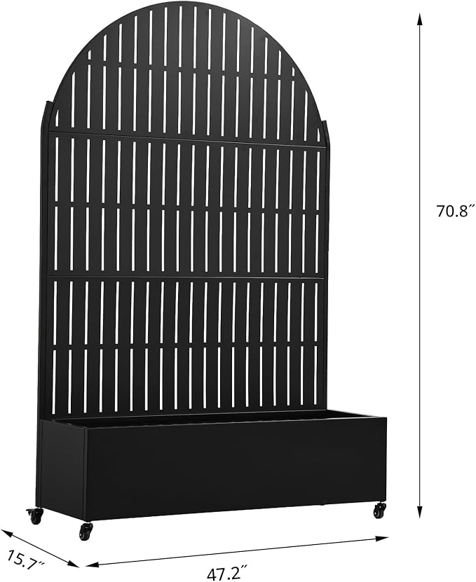 Black-fence-arched