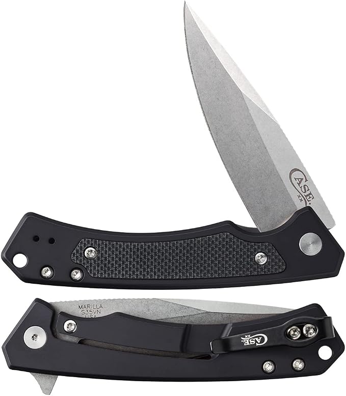 Black Anodized Aluminum, G10 Inlay