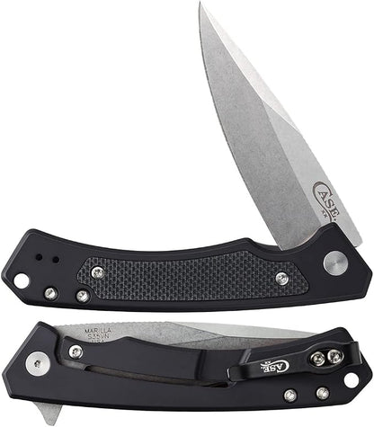 Black Anodized Aluminum, G10 Inlay
