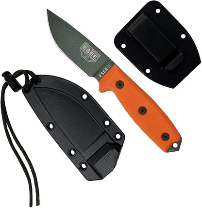 OD Green Blade/Orange G10 Handles/Black Sheath