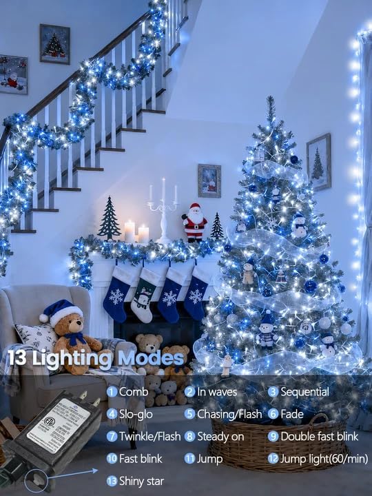 Blue White