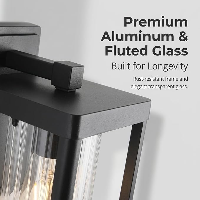 A548-Stripe Glass & Black