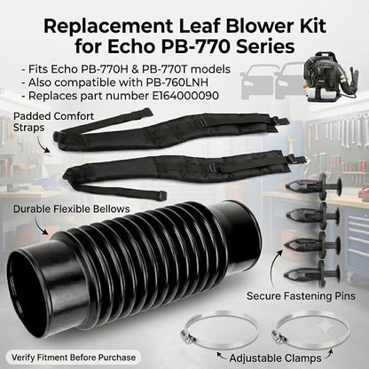 Blower Straps with E164000090 Tube