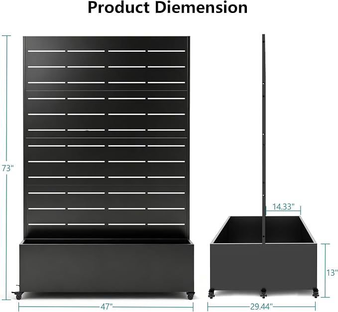 Black-louvered