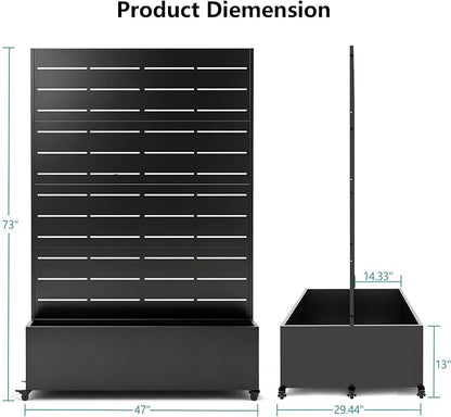 Black-louvered