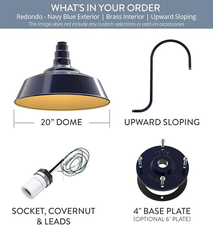 Navy Blue Exterior / Brass Interior