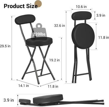 Black-set of 2-19.2inch