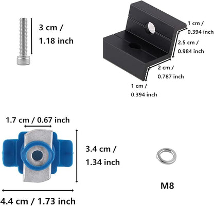 Black End Clamps