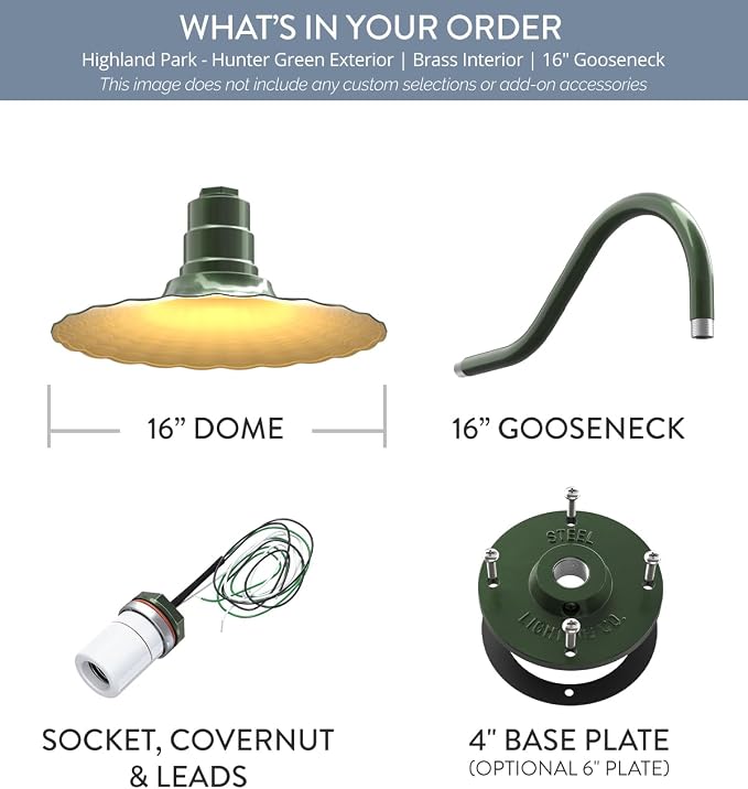 Hunter Green / Brass