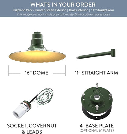 Hunter Green / Brass