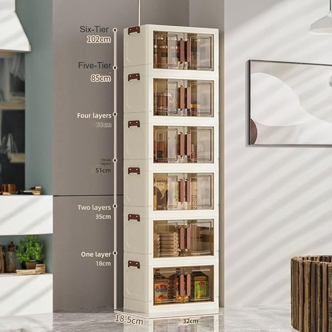 Double Door, 32cm Width, Transparent Tea