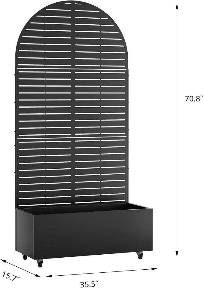Black-louvered-arched
