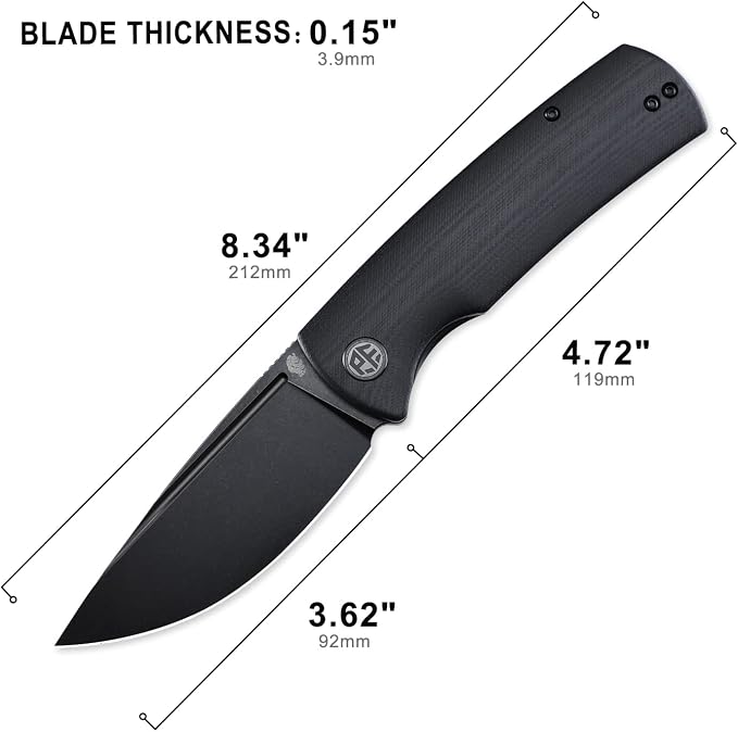 Black G10 Stonewashed